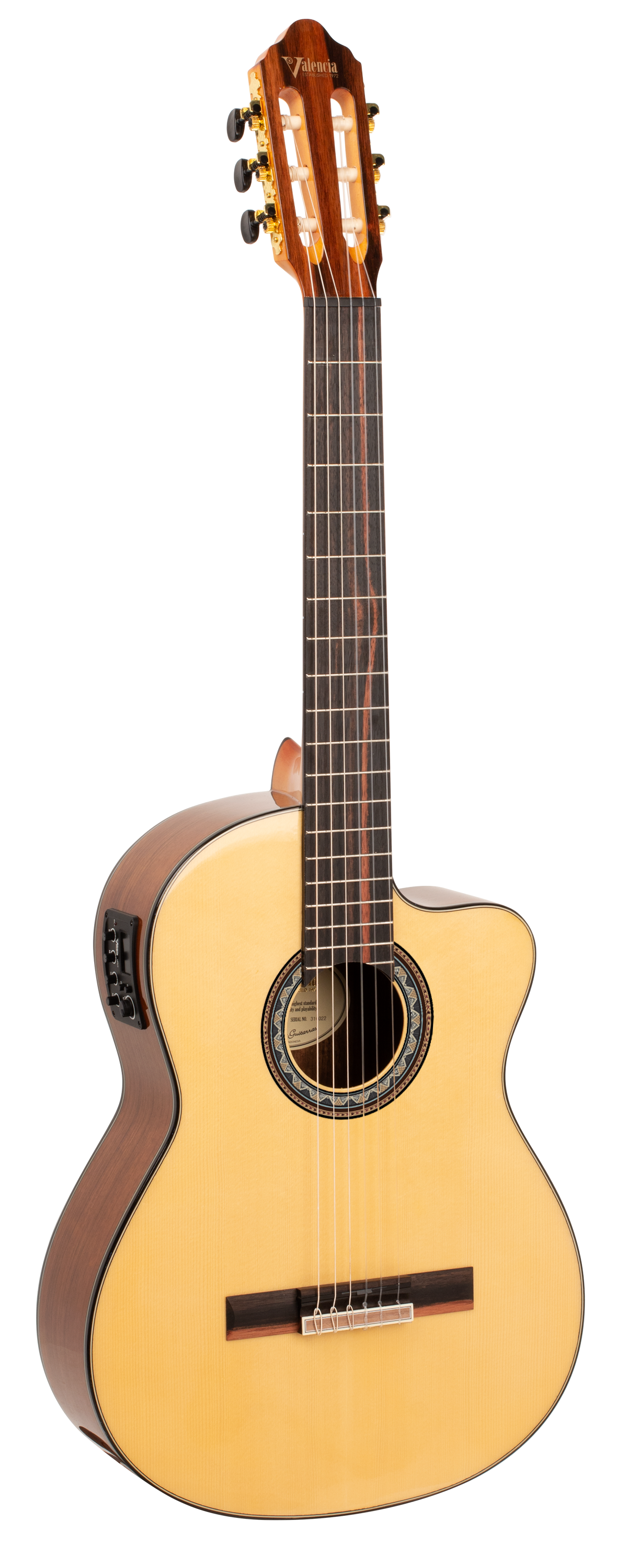 Valencia | VC564CE | Classical Guitar - Cutaway, Electric Acoustic | Full Size | Natural Valencia | VC564CE | Classical Guitar - Cutaway, Electric Acoustic | Full Size | Natural